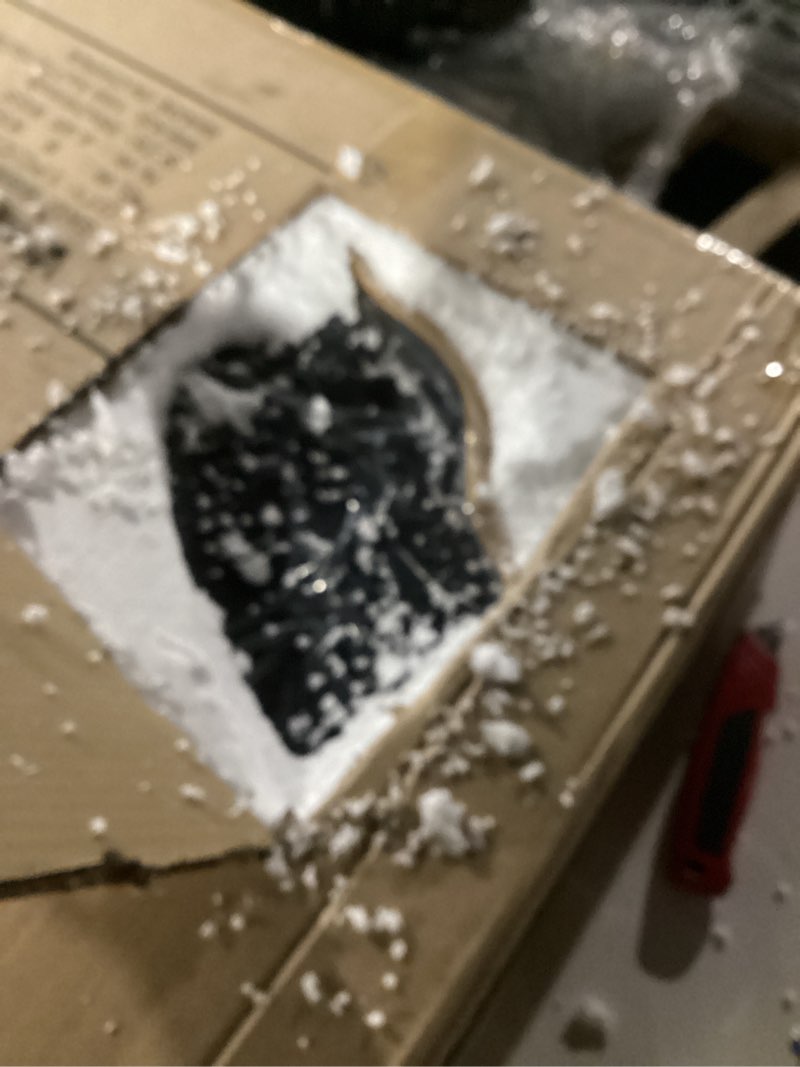 Condition photo showing New/Like New for BOMINICA Irregular Wall Mirror Asymmetrical Mirror, Decorative Wall Mirror Golden Wood Framed, Wall Mounted Mirror for Bathroom Living Room Entryway Bedroom Hallway (Gold, 20" x 28") Gold 28"L x 20"W