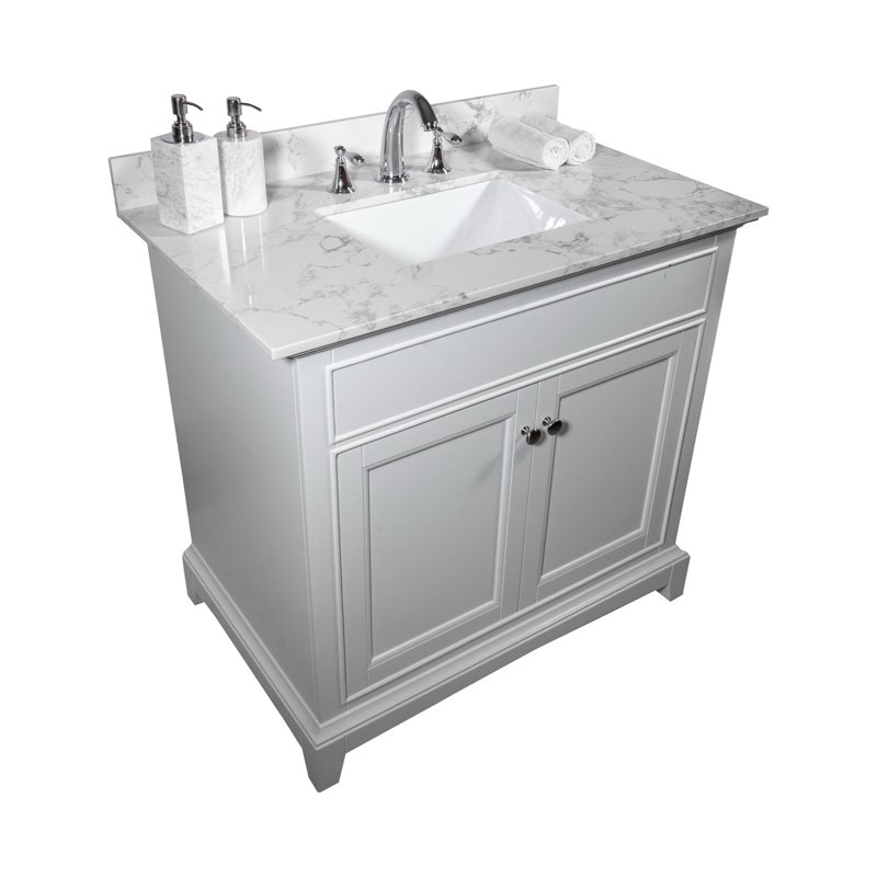 31" Single Bathroom Vanity Top with Sink