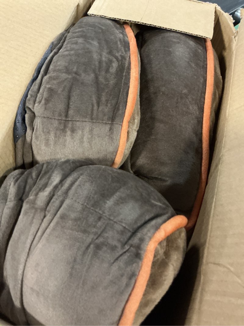 Condition photo showing As Is for bedsure orthopedic dog bed medium size dogs - washable medium dog cat bed waterproof, comfort pet couch sofa with washable removable cover, pets bed with nonskid bottom, brown, 28" 28"l x 23"w x 6.5"th brown