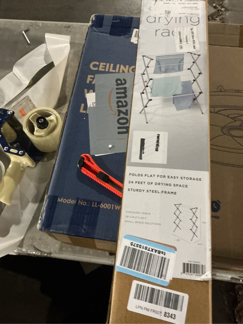 Condition photo showing Good Condition for Honey-Can-Do Collapsible Clothes Drying Rack – Durable, Space-Saving Laundry & Towel Rack, Sturdy Clothing Rack for Hanging Clothes Indoors & Outdoors, Steel 29" W