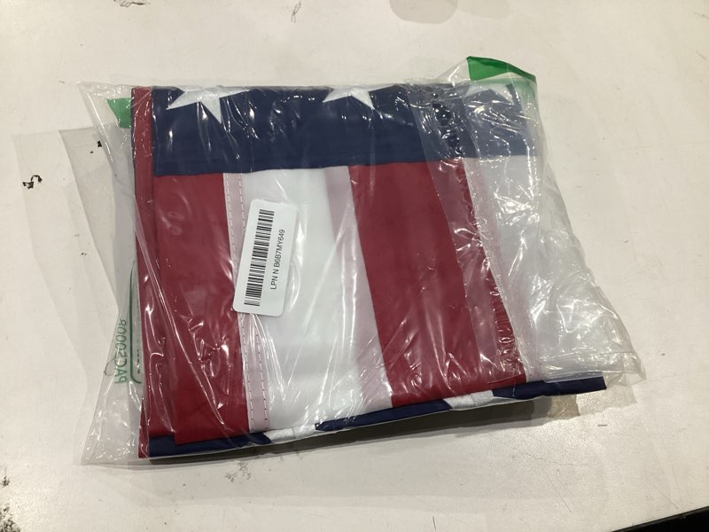 Condition photo showing Good Condition for American Flags for Outside 3x5, HeavyDuty American Flag for High Wind Outdoor, UV Protected/Sewn Stripes/Embroidered Stars/Brass Grommets, US Flag Built for The Toughest Conditions 3x5 FT