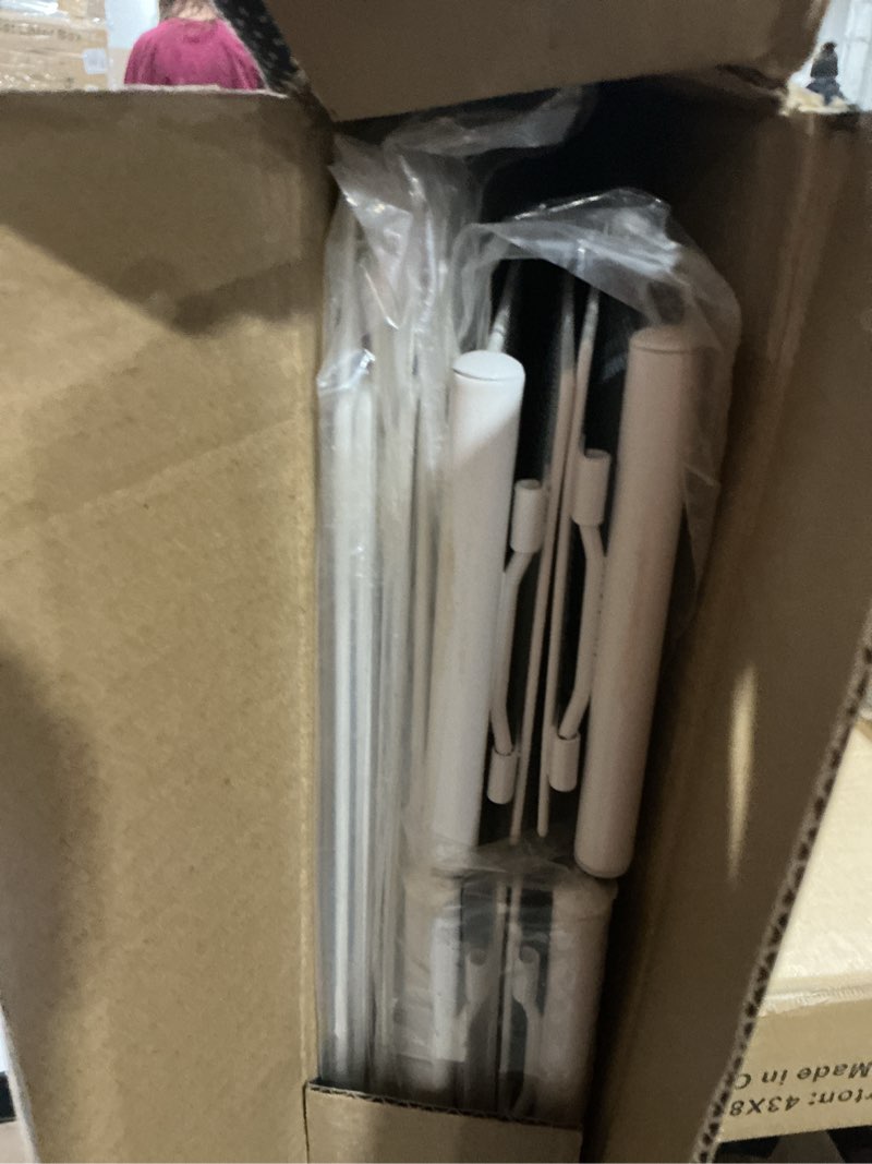 Condition photo showing Good Condition for Under Bed Storage Containers with Wheels - Shoe Storage Organizer Drawer, Tool-free Assembly Metal Underbed Storage Containers for Bedroom Clothes, Shoes, Blankets - 2Pack White 2 Pack(23.6×23.6")