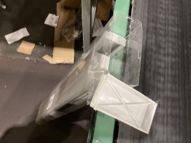 Condition photo showing As Is for LazBlinds Top Down Bottom Up (TDBU) Cordless Cellular Shades, Light Filtering Honeycomb Shades Thermal Insulation Noise Reduction Blinds for Windows, 34" W x 64" H, Grey Grey - Light Filtering 34" W x 64" H