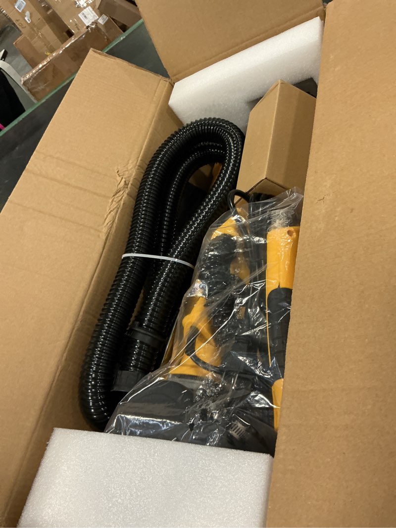 Condition photo showing New/Like New for Drywall Sander Tool, KUPERIA 8.5 Amp Popcorn Ceiling Removal Tool with 7 Variable Speed 800-1800RPM, Electric Drywall Sander with Extendable Handle, LED Light,6 Basic Sand Paper & 6 Grid Sandpaper Yellow