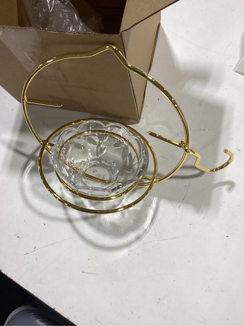 Condition photo showing Good Condition for jealoeur oriole feeders for outdoors hanging with fruit holder, golden oriole feeders, easy to disassemble and wash, used for bird watching in the courtyard