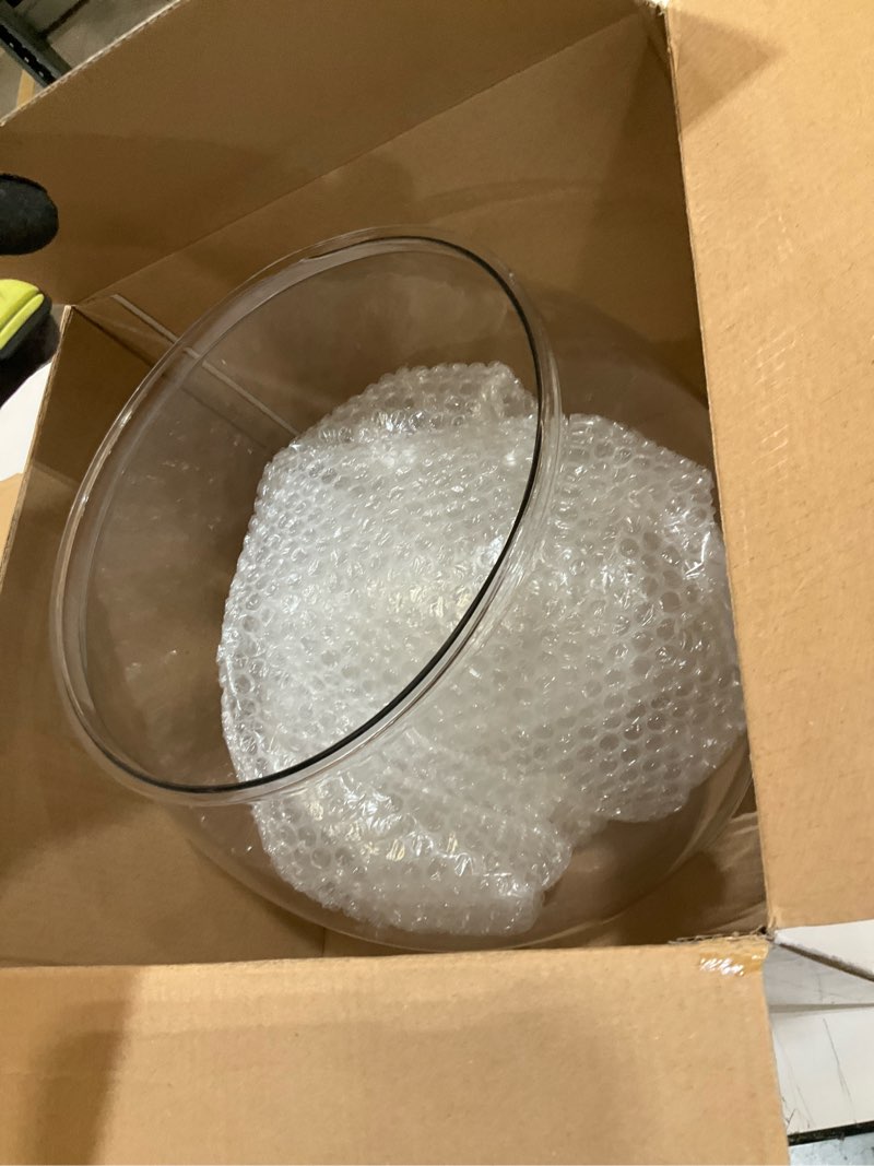 Condition photo showing As Is for round pet bowl