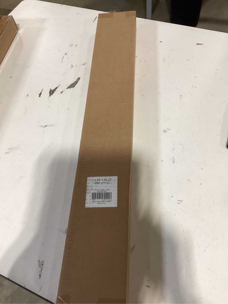 Condition photo showing New/Like New for lazblinds cordless cellular shades, light filtering honeycomb shades for home, thermal insulation noise reduction blinds for windows, 27'' w x 64'' h, grey light filtering-grey 27'' w × 64'' h