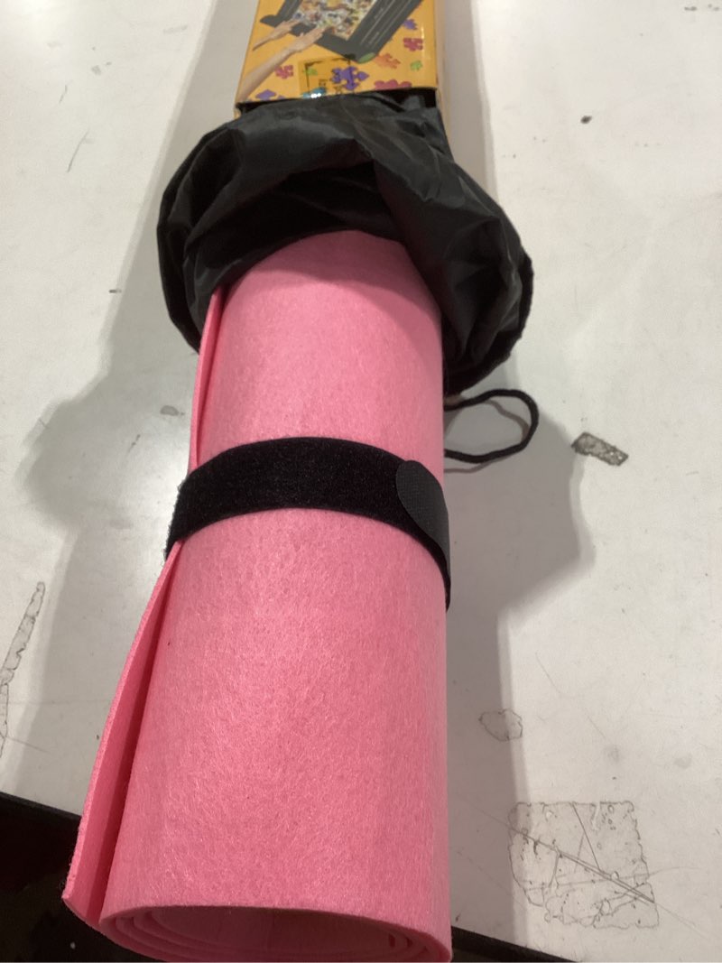 Condition photo showing Good Condition for Napzy Puzzle Mat Rollup Puzzles Organizer 1500 1000 500PCS Puzzled Mat Pink Has Gift Box Non-Slip Felt Jigsaw Matt Roll Up Puzzling Board for Jigsawn Keeper Saver with 8 Jigsaws Tray Pink 1500pcs Has Box