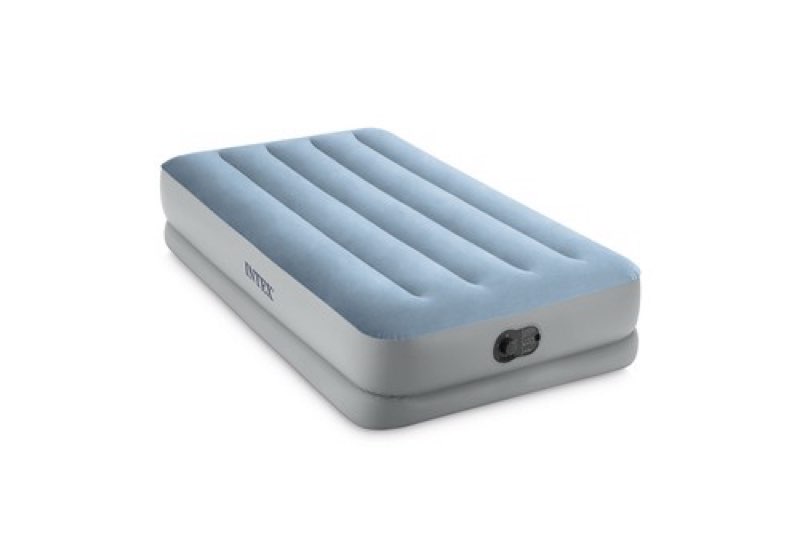 intex 64157e dura-beam plus mid-rise air mattress: twin, 