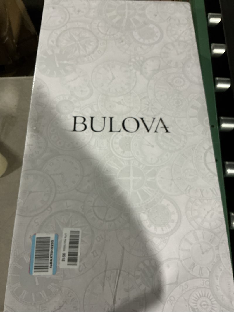 Condition photo showing Good Condition for Bulova C4331 Hartwick Chiming Clock, Walnut 29.75 x 14 x 5.5