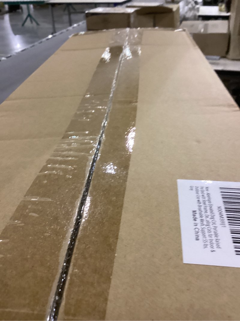 AbleHope Elevated Dog Cot, Portable Raised Pet Bed with Steel Frame, Dog Cooling Cots for Indoor & O