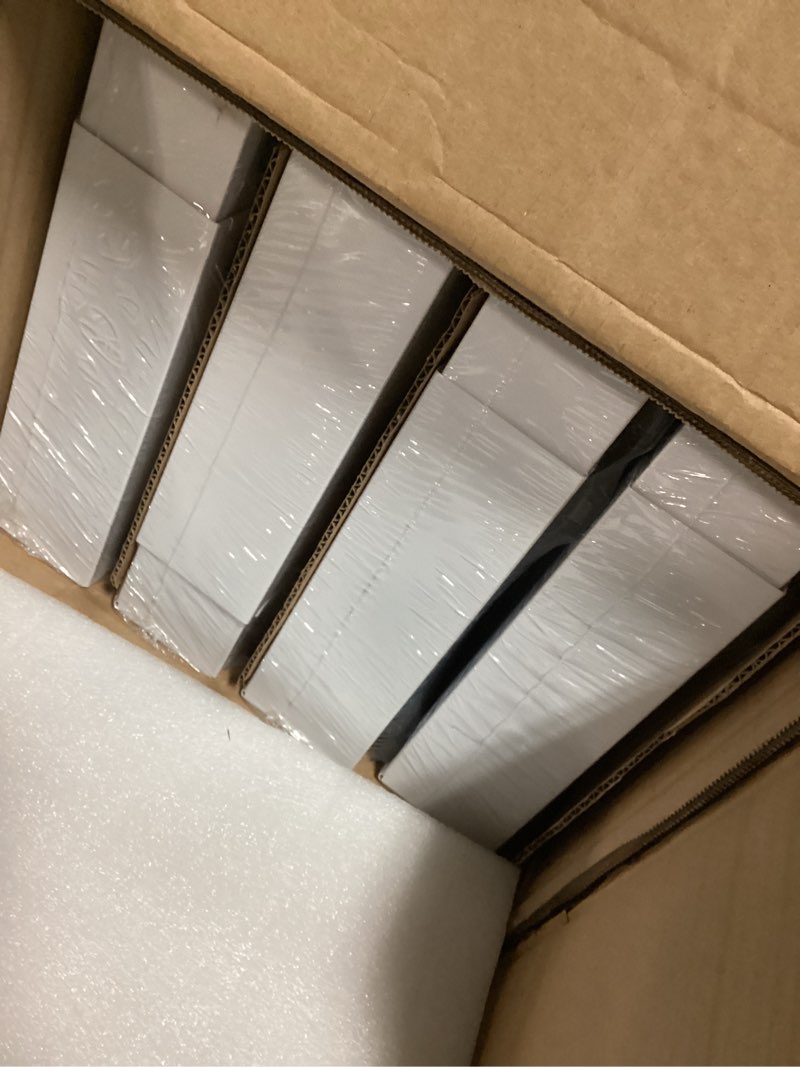 Condition photo showing Good Condition for 4 Pack Pull Out Cabinet Organizers 21" Deep With Raising Pad for Framed Cabinets, Expandable Width (9"-14") Slide Out Drawers Upgrade 3 Slide Rails, Roll Out Shelves Adhesive, White White 9"-14"Wide x 21"Deep(4 Pack)