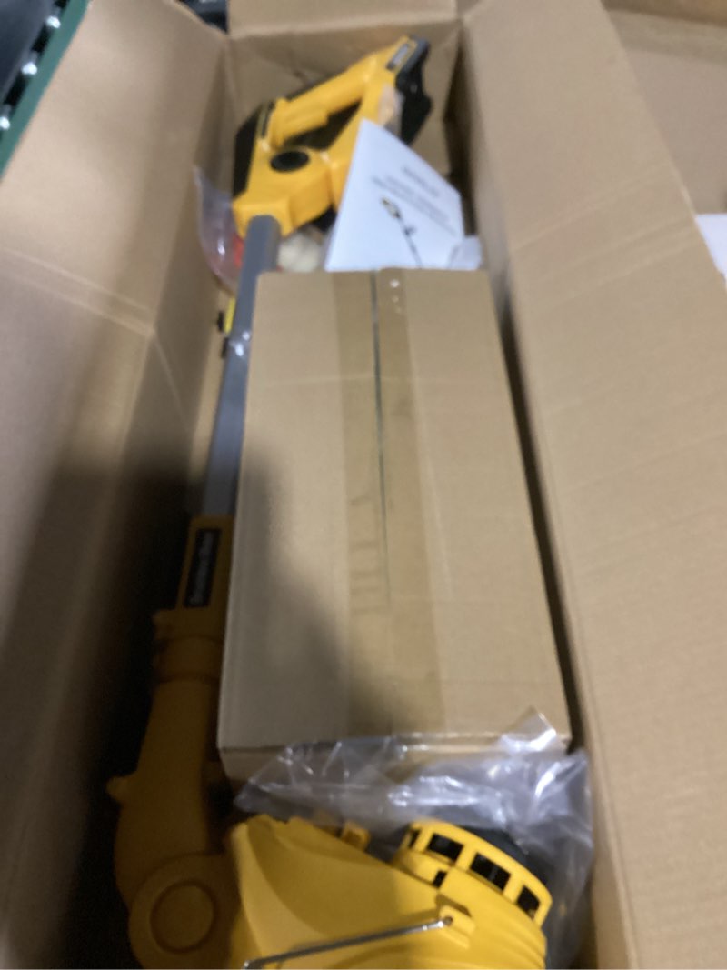 Condition photo showing Good Condition for weed wacker cordless compatible with dewalt 20v max battery, electric weed cordless eater with 4 types blades, brushless grass trimmer/edger/lawn mower/brush cutter for yard garden(no battery)