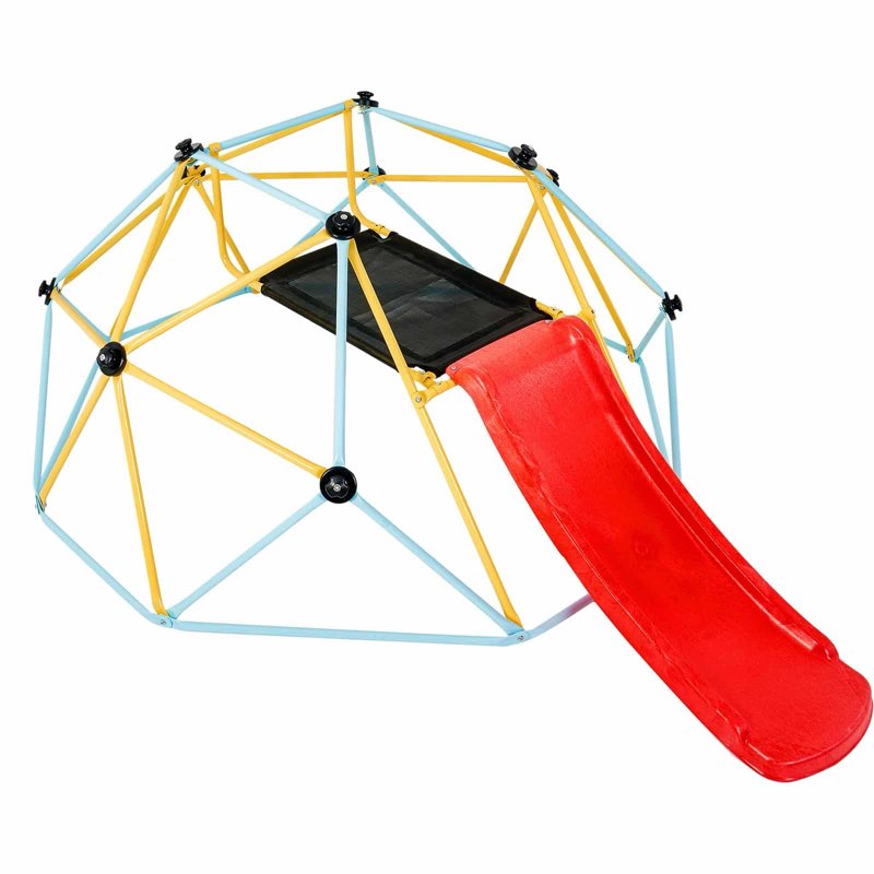 8' Climbing Dome with Slide VVJX-DC-06SL - Gagné Sports