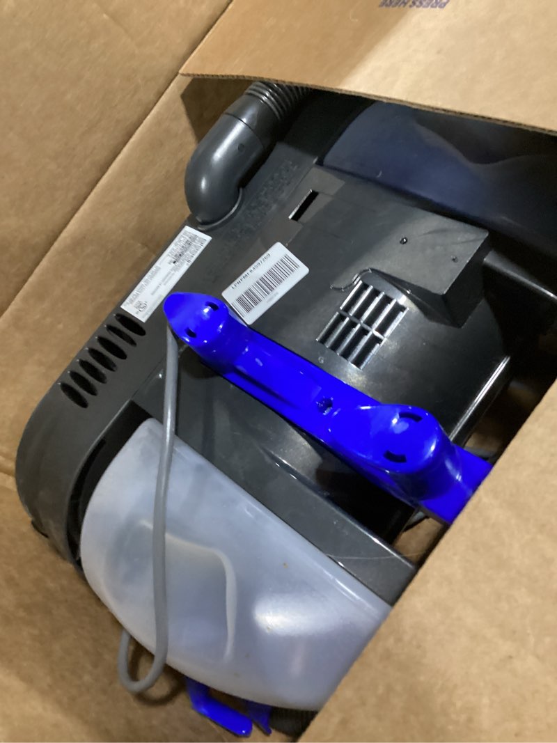 Condition photo showing As Is for Bissell Little Green Pet Deluxe Portable Carpet Cleaner and Car/Auto Detailer, 3353, Gray/Blue Little Green Deluxe
