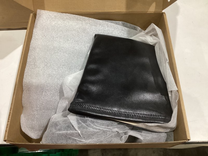 Condition photo showing As Is for Tscoyuki Black Boots Knee High: Suede Fall Boots - Chunky Platform Heel Tall Boots for Women Square Toe Block Heeled Gogo Boots 6.5 Black