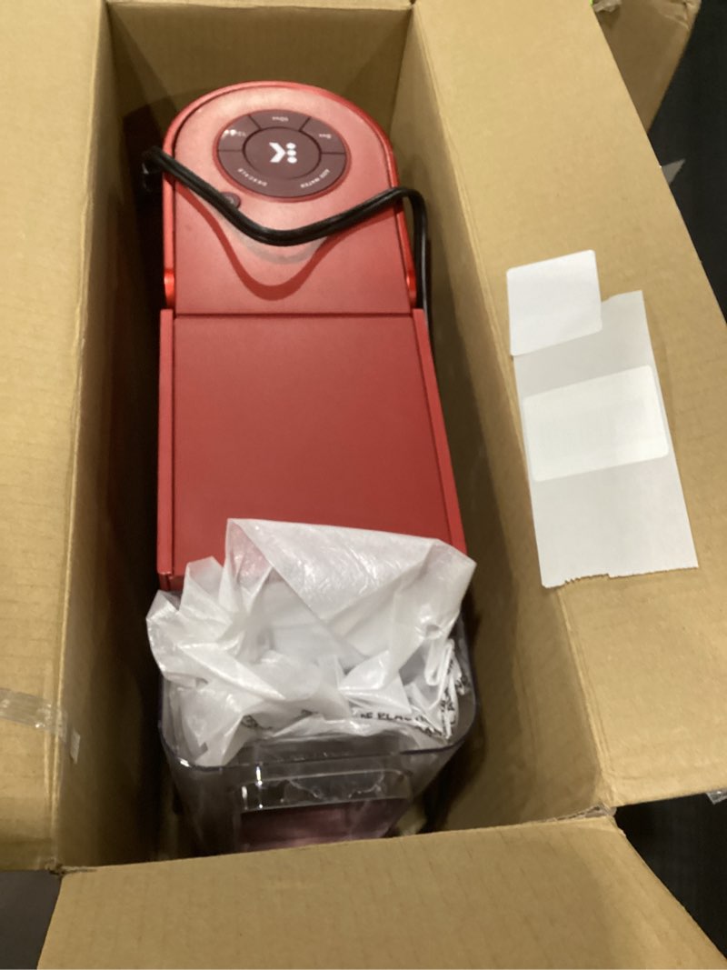 Condition photo showing As Is for Keurig K- Slim Single Serve K-Cup Pod Coffee Maker, with 3 Brew Sizes, Multistream Technology, 46oz Removable Reservoir, Scarlet Red