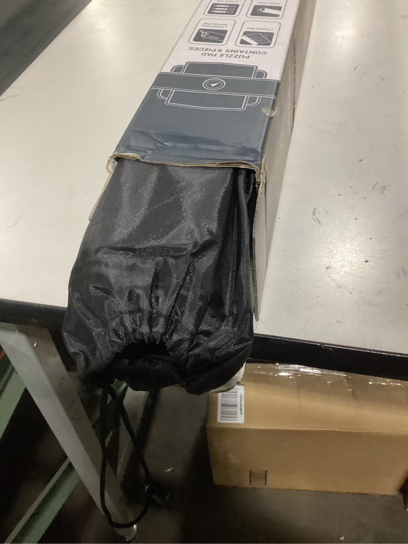 Condition photo showing Good Condition for The Original Newverest Jigsaw Puzzle Mat Roll Up, Saver Pad 46” x 26” Portable Keeper Up to 1500 Pieces with Non-Slip Rubber Bottom & Smooth Top + 3 Puzzle Sorting Trays & Travel-Friendly Storage Bag 1500pcs
