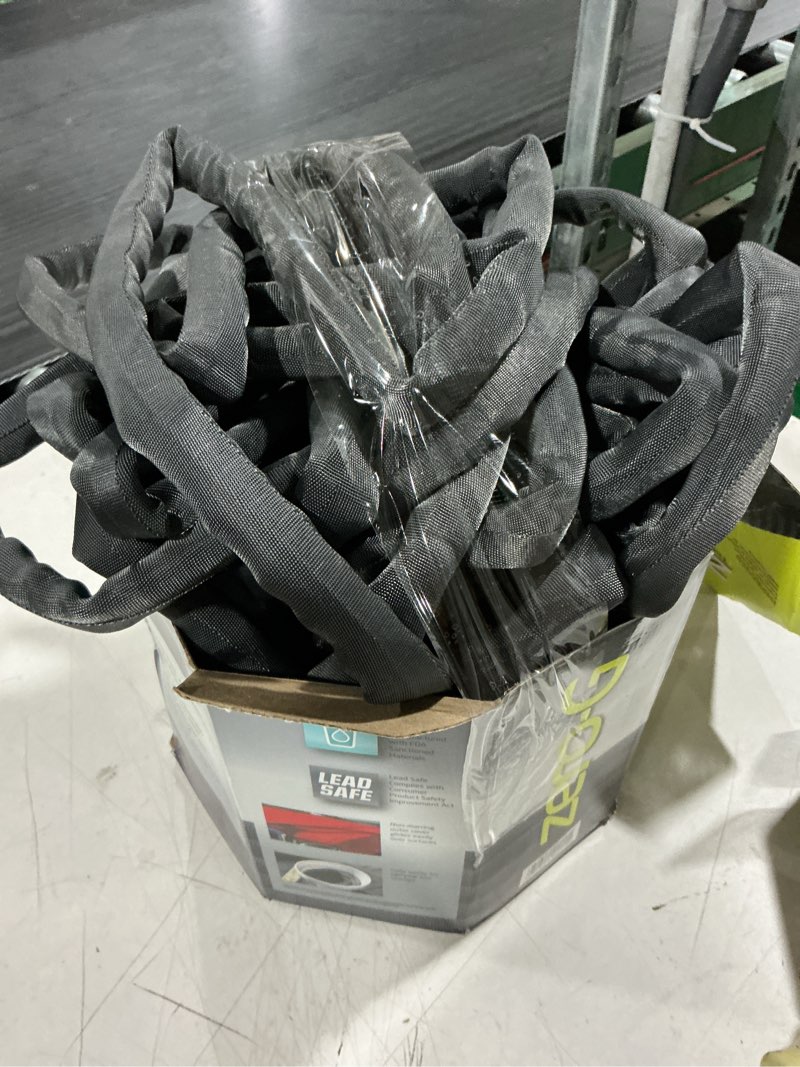 Condition photo showing As Is for zero-g teknor apex 5/8-in x 100-ft premium-duty kink free woven gray hose