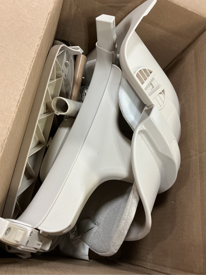 Condition photo showing As Is for Mloong High Chair for Babies and Toddlers - Adjustable 4-in-1 Baby High Chairs with Dishwasher Tray, Easy Clean Highchair, Beige