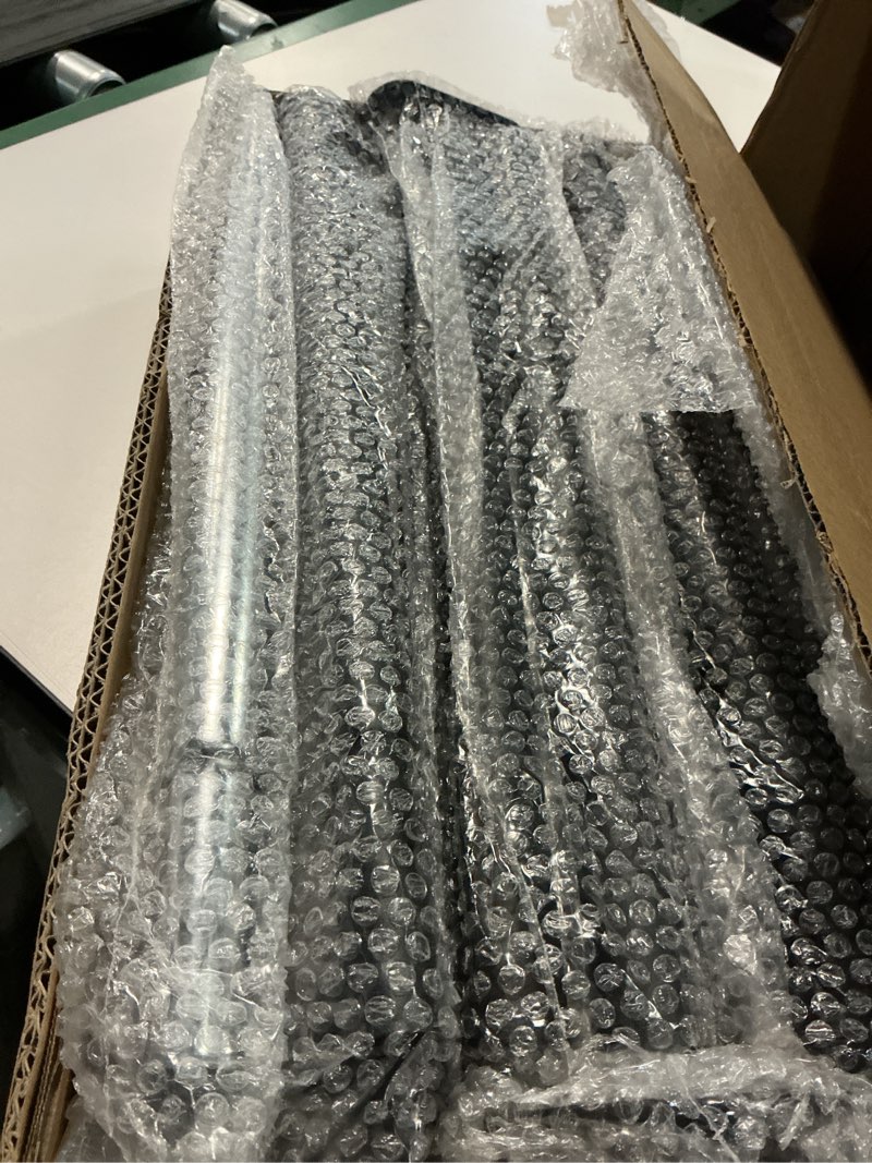 Condition photo showing New/Like New for Clothing Rack, 55.51 Inch Heavy Duty Clothes Rack Rolling Garment Rack with Wheels and Bottom Shelf, 130LB Capacity Clothes Racks for Hanging Clothes, Coats, Shirts, Sweaters, Skirts, Black Black Single