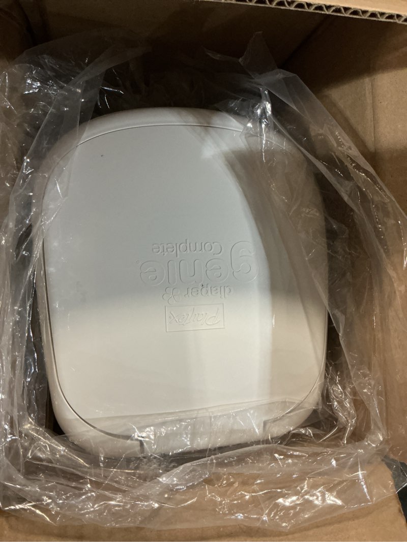 Condition photo showing Good Condition for Playtex Diaper Genie Complete Pail with Built-In Odor Controlling Antimicrobial, Includes Pail & 1 Refill, White , 8.36 Pound White Pail + 1 Refill