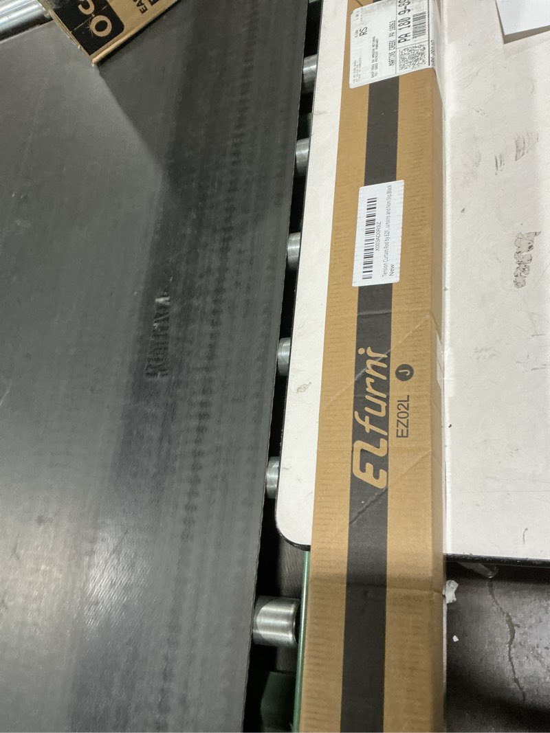 Condition photo showing Good Condition for Tension Curtain Rod by EZFurni,42-123 Inches,Heavy Duty Tension Rods for Windows,No Drilling Adjustable Curtain Rod for Patio,Hold Up Blackout Curtains and Non Slip,Black Black 42-123 inch 1Set