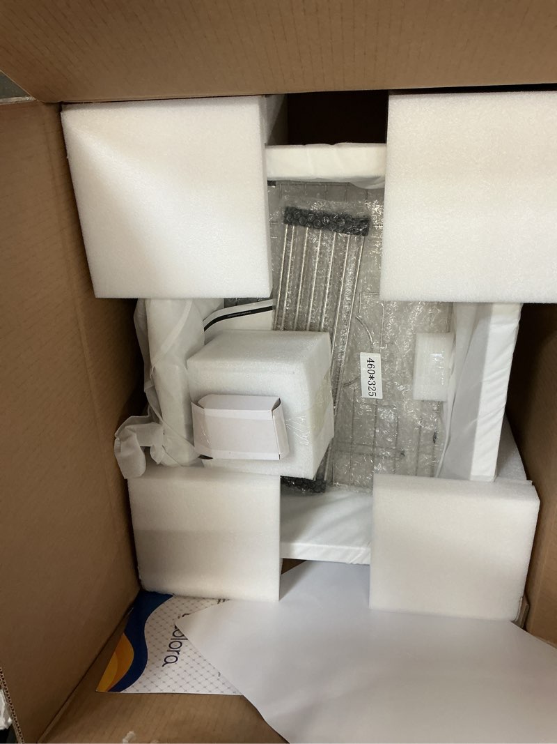 Condition photo showing New/Like New for KRAUS Quarza 25-inch Drop-In/Undermount Single Bowl Granite Kitchen Sink in Black, KGD-441BLACK Sink Black