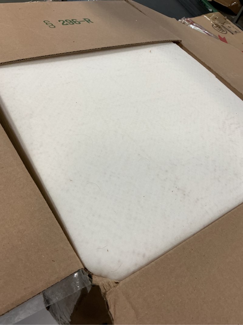 Condition photo showing As Is for Bedsure Large Dog Bed for Crate - Comfy Flat Pet Beds with Removable Washable Cover, Orthopedic Egg Crate Foam Crate Mat, Suitable for Pet Up to 50 lbs 35"L x 22"W x 3"Th Grey