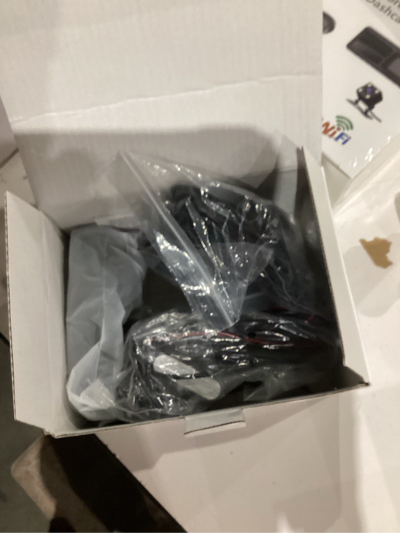 Condition photo showing Good Condition for 3 channel dash camera for cars,capture crisp 4k+1080p+1080p, features 5g wifi & app control, night vision,24h parking mode,loop recording,170° wide angle,32gb card included(black)