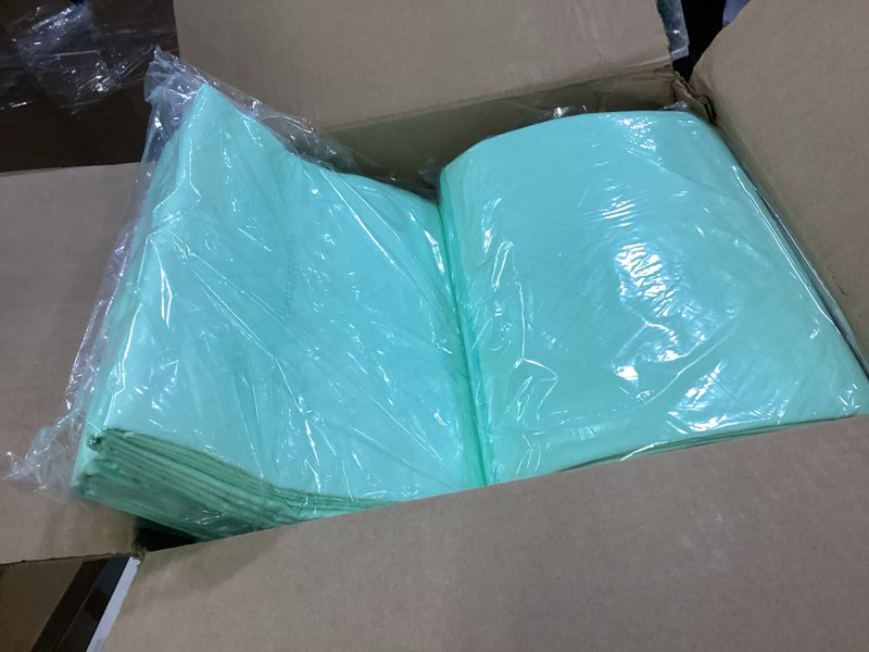 Condition photo showing New/Like New for Medline Super Absorbent Underpad, 36" x 36", 50 Count, Extra Large Disposable Incontinence Pads, Protective Bed Pads, Chucks, For Kids, Adults, Elderly, Furniture & Surface Protection Pee Pad 36 inches x 36 inches