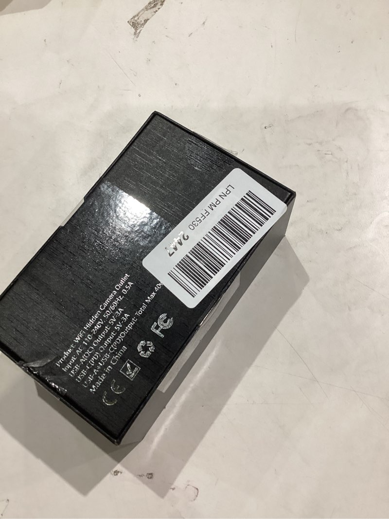 Condition photo showing Good Condition for 1080P HD Wireless Wall Outlet Charger Security Camera with 45W Fast Charging Station USB-C & USB-A, Home Security Camera for Baby and Pet WiFi Enabled