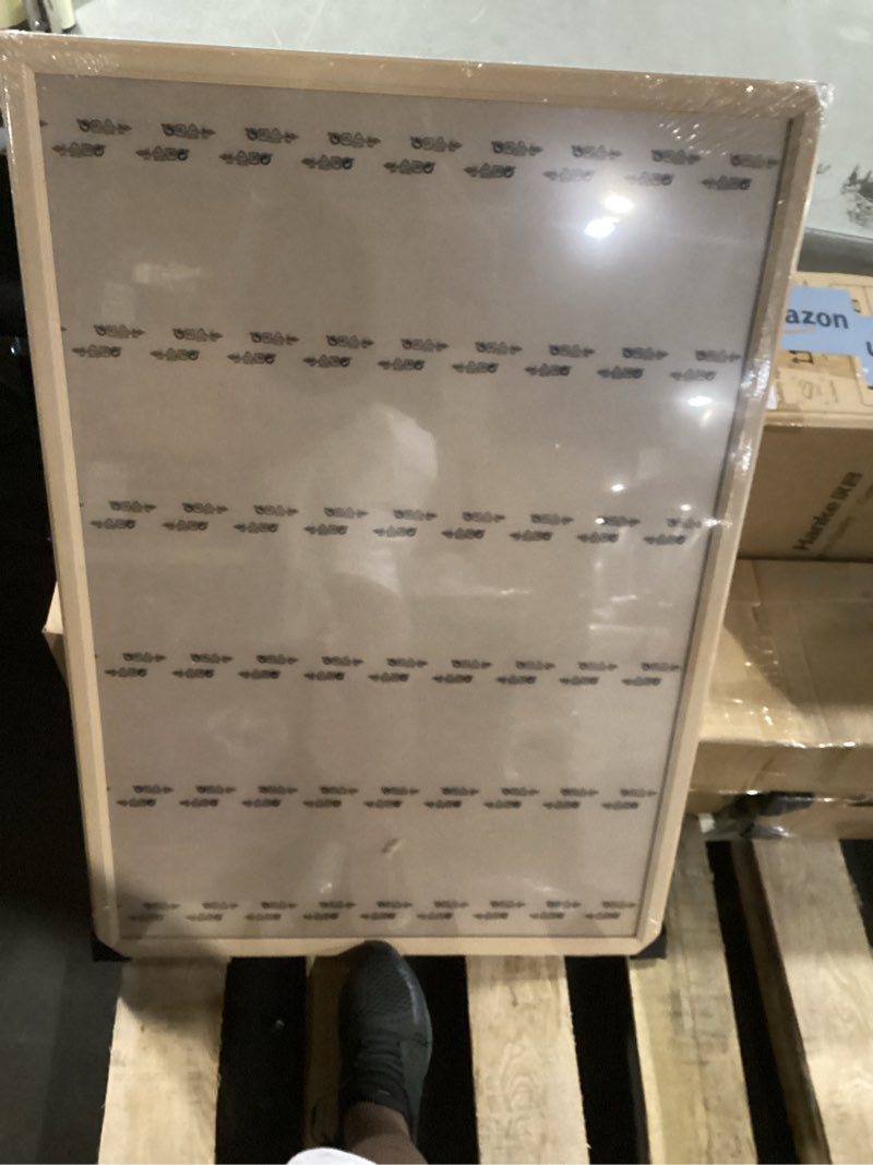 Condition photo showing Good Condition for similar 18x24 picture frame, solid oak wood 18 x 24 frame for wall, 18 by 24 oak poster frame with real glass, 18x24 matted frame for 16x20, 18\"x24\" wood frame for home decor, natural oak color, set of 1 oak 18x24 - 1p