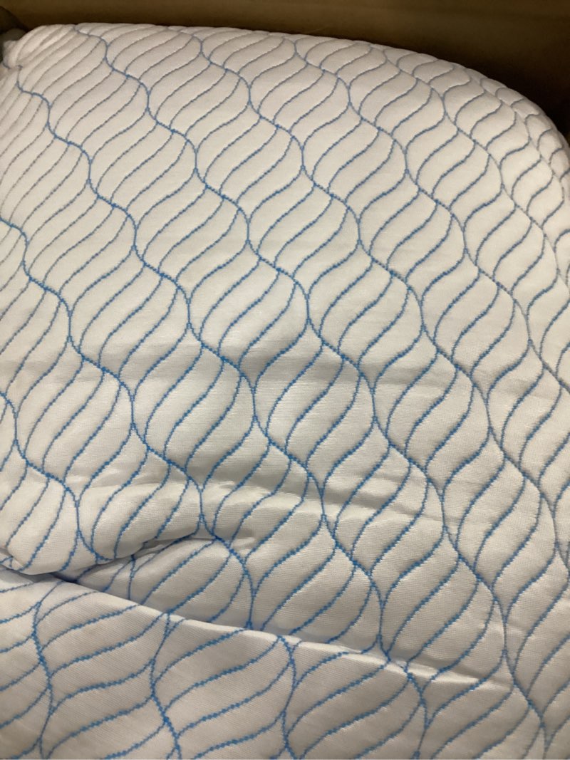 Condition photo showing As Is for love attitude shredded memory foam pillows queen size set of 2, cooling firm pillows queen size 2 pack for bed, adjustable for side back stomach sleepers queen (2 pack)
