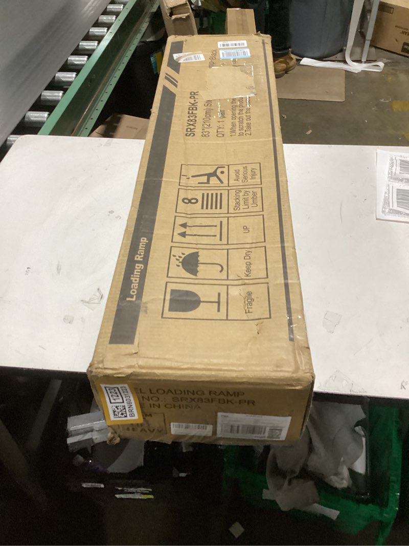 Condition photo showing Good Condition for 83" ATV Ramps for Pickup Trucks, Folding Steel Truck Ramps 960 lbs/Pair, Heavy Duty Loading Ramps fo