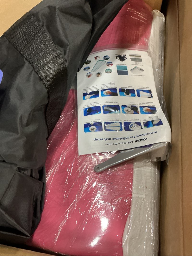 Condition photo showing Good Condition for AWSUM Inflatable Air Gymnastics Mat 10ft/13ft/16ft/20ft/23ft Training mat 4/8 inches Thick tumbling mat with Electric Pump for Home/Gym/Outdoor 10ft*3.3ft*4in(3*1*0.1M)/Pink