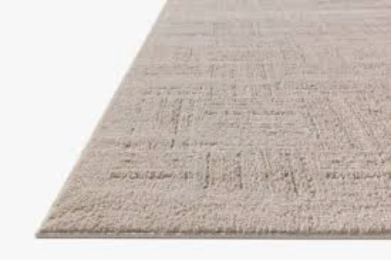 Loloi Amber Lewis Monty Collection MOT-01 Ivory/Taupe 6'-7" x 9'-3", .50" Pile Height, Area Rug