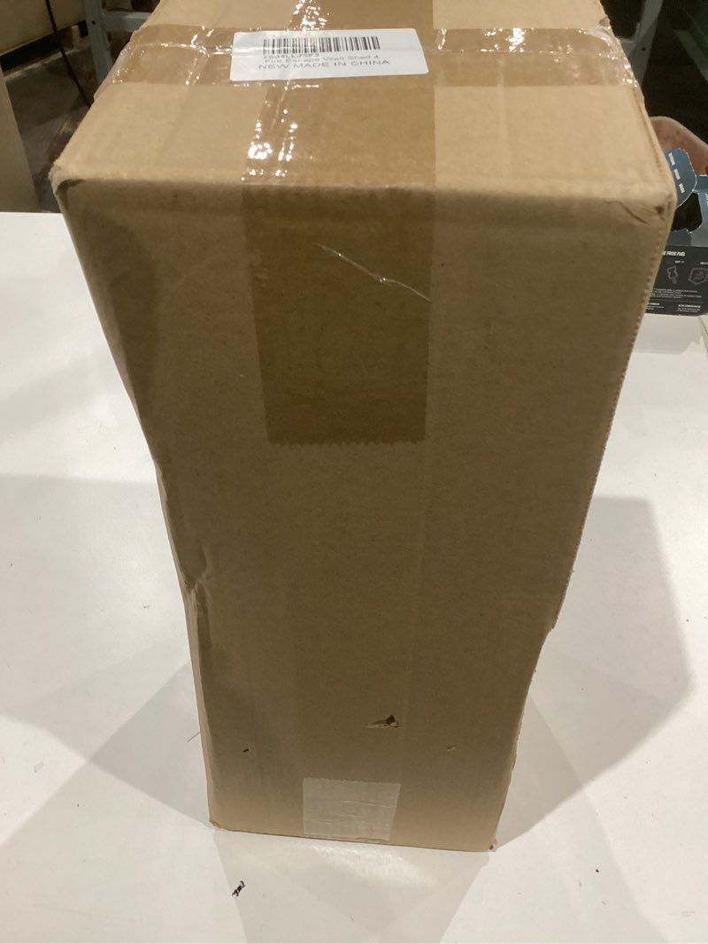 Condition photo showing New/Like New for Fire Escape Wall Shelf - 4-Tier Trinket & Action Figure Display with Screwdriver & Screws, Unique Rustic Floating Action Figure Display for Bathroom & Living Room & Home Decor (4 Tier, 1) 1 4 Tier