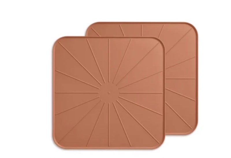 Weathertech 8A16SQCSTTC Terra Cotta Plant Mats/Coasters 16" Square