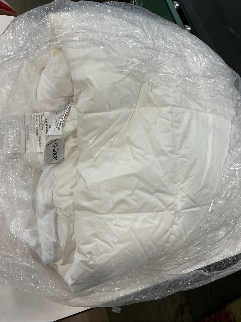 Condition photo showing Good Condition for 100% cotton essential mattress pad, queen, white