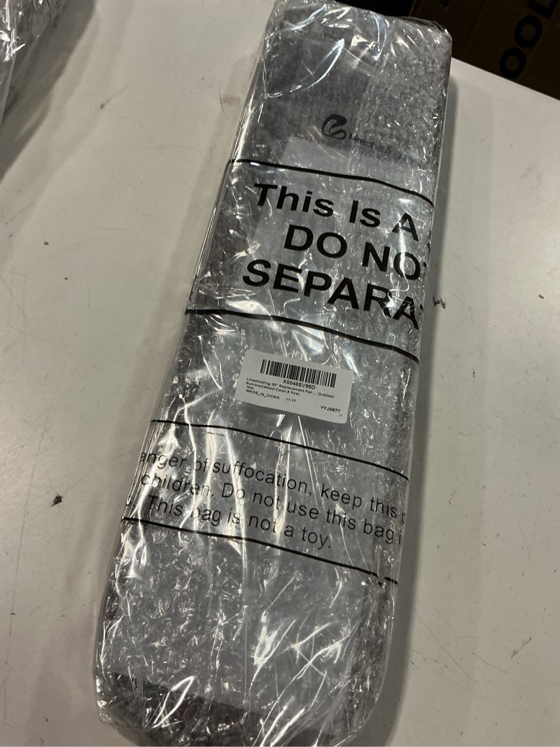 Condition photo showing New/Like New for 20'' Replacement Fan Blades for 52 Ceiling Fan Waterproof Weatherproof Blades Replacement for Broken Substitution Indoor Outdoor Summer(Wood Color,5 Pcs) Wood Color 52 Inch