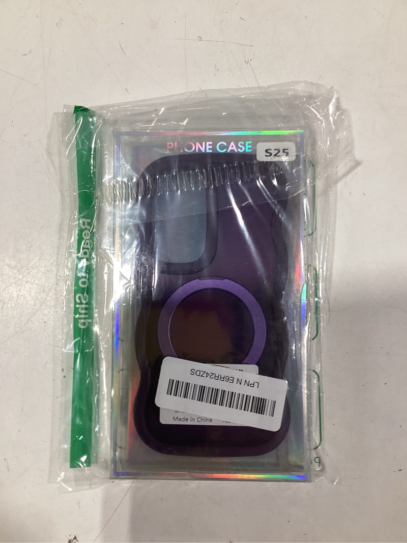 Condition photo showing Good Condition for designed for samsung galaxy s24/s25 case with stand,magnetic,compatible with magsafe,easy to grip,comfortable feel,anti fall,anti scratch,for men women,purple galaxy s24/s25 purple with stand