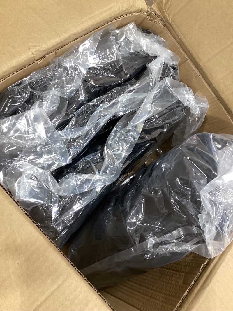 Condition photo showing Good Condition for vevor 50 pcs flat-front chair covers polyester spandex stretch slipcovers for wedding party dining banquet, black 50pcs black-a