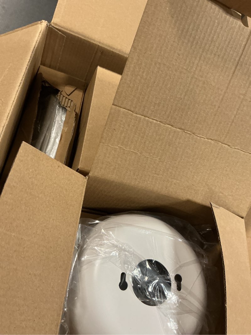 Condition photo showing New/Like New for ocioc 52 Inch Smart Ceiling Fan,Modern Ceiling Fans with Lights and Remote,Compatible with Alexa/Google Home/APP,Reversible,Dimmable,3 CCT,Timer,White Ceiling Fan for Living Room,Bedroom White 52-inch Smart