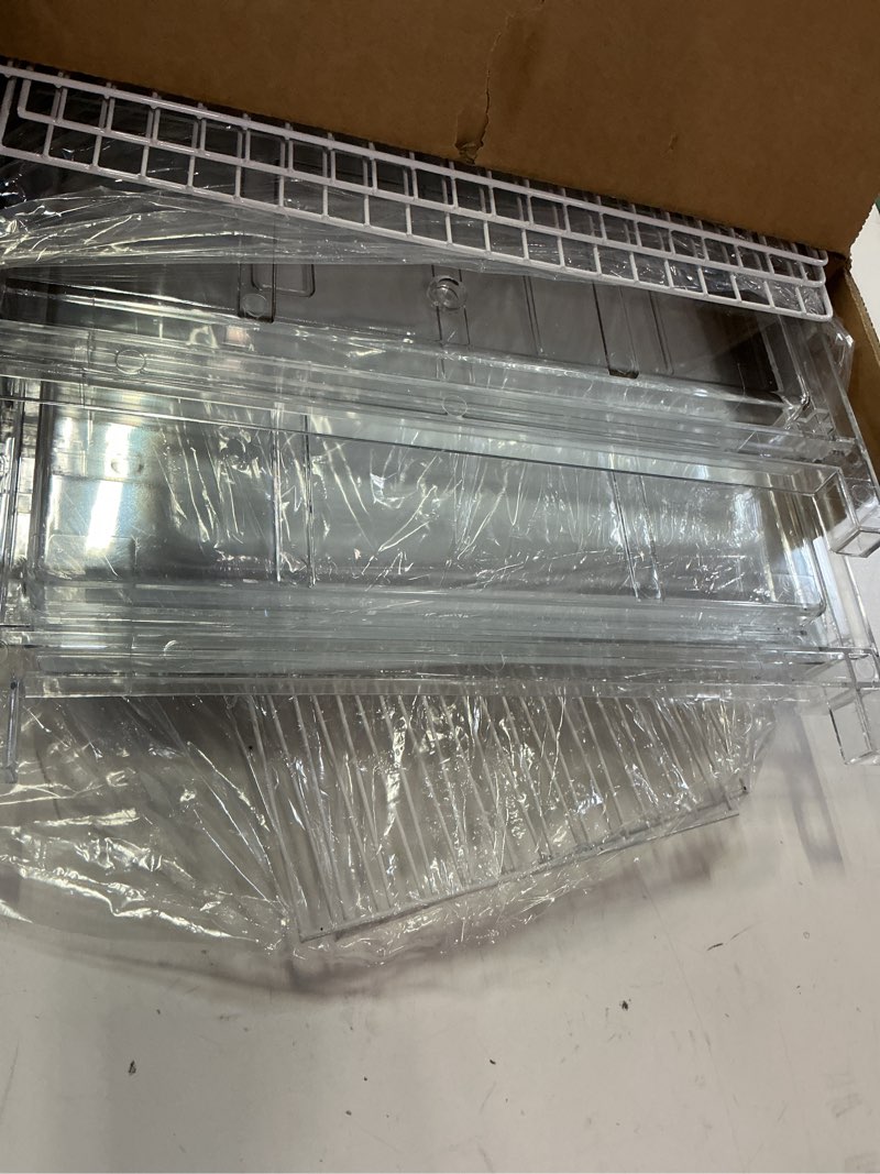 Condition photo showing Good Condition for 20.5 inch small bird cage, parrot cage, portable bird carrier, travel carrier cage for home, outing, pet clinic, temporary placement, for small medium birds(white)