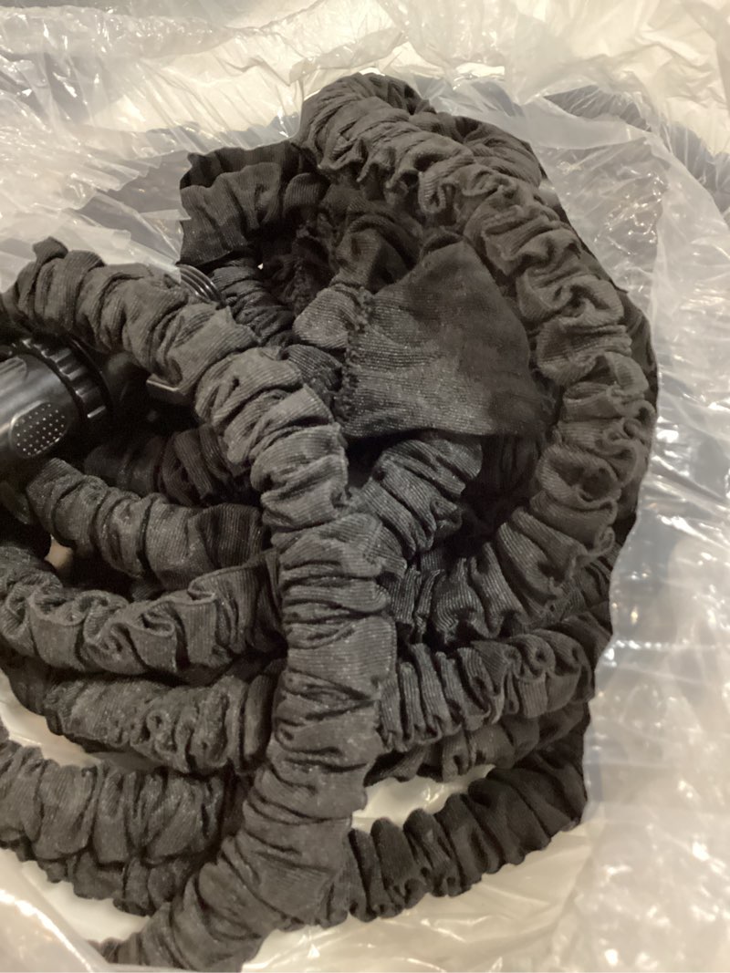 Condition photo showing Good Condition for 75ft garden hose, lightweight water hose, 3/4" connectors lawn hose for outdoor, outside hose for yard backyard, collapsible & car wash watering