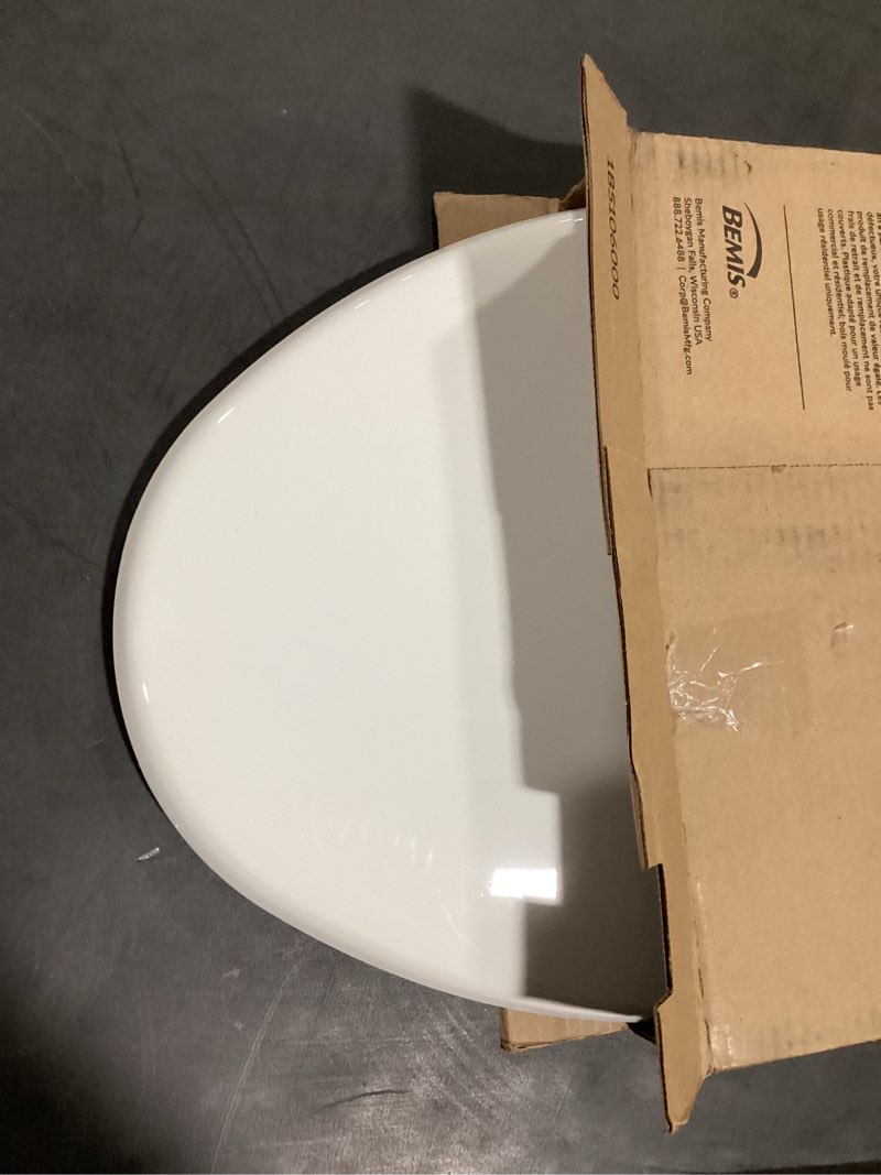 Condition photo showing Good Condition for bemis 7300slec slow close toilet seat, easy clean hinges and durable plastic seat, made in usa, elongated, white