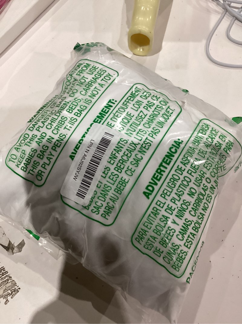 Condition photo showing As Is for FreshCulture Twin Bed Skirt, Elastic Wrap Around Bed Skirt Twin Bed, Easy Fit with 15-Inch Tailored Drop, Hotel Quality Bed Skirts for Adjustable Bed (White) White Twin-15" Drop