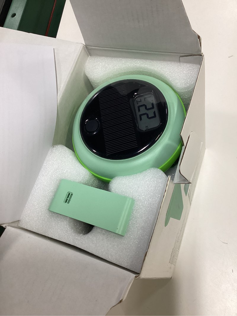 Condition photo showing New/Like New for solar pool thermometer with indoor display (green)