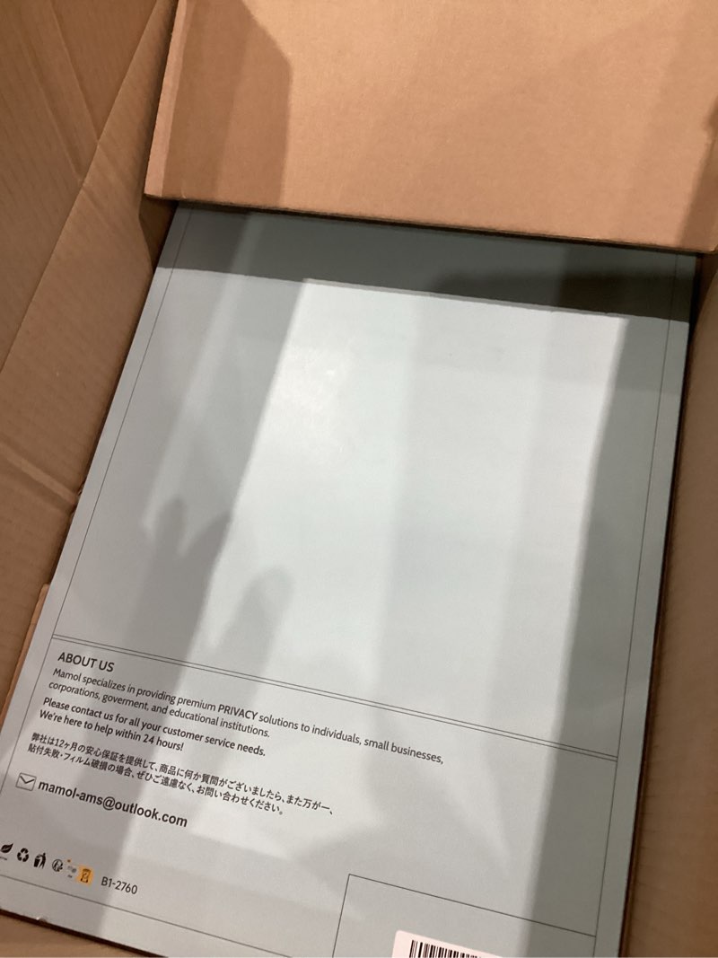 Condition photo showing Good Condition for [2 Pack] 24 Inch Computer Privacy Screen for 16:9 Aspect Ratio Widescreen Monitor, Eye Protection Anti Glare Blue Light Computer Monitor Privacy Filter, Removable Anti-Scratch 24in Protector Film 2 Pack 24 Inch (16:9 Aspect) Black for monitor